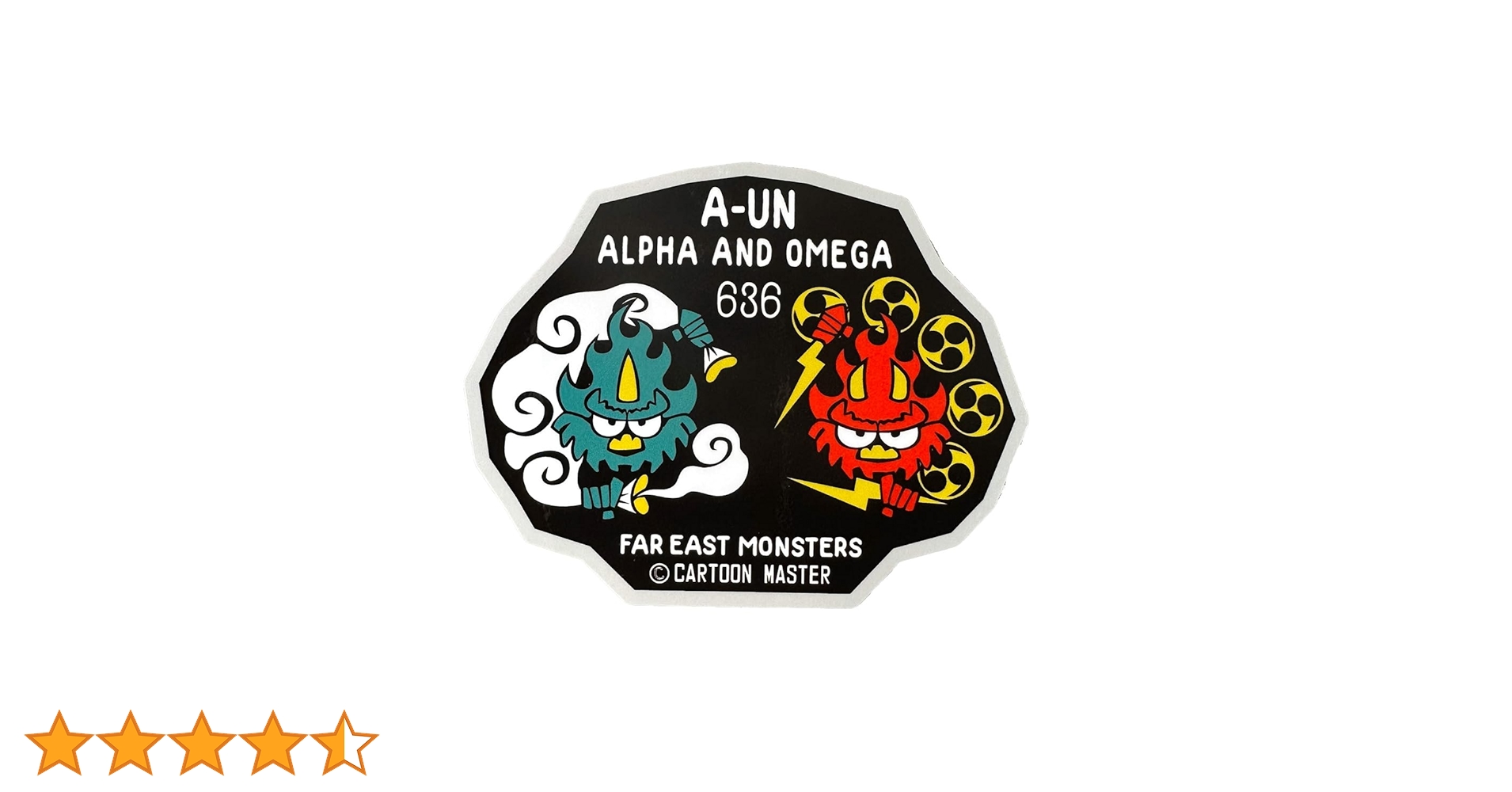 Amazon.co.jp: FAR EAST MONSTERS ステッカー/[FUJIN RAIJIN